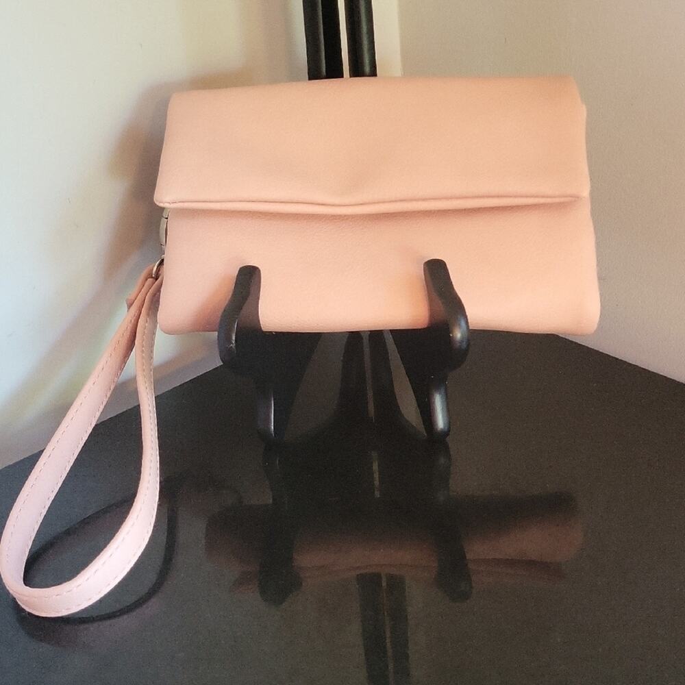 Wild Fable Soft Pink Wristlet Clutch